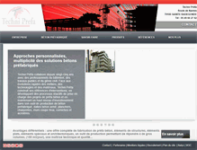 Tablet Screenshot of beton-prefabrique.fr